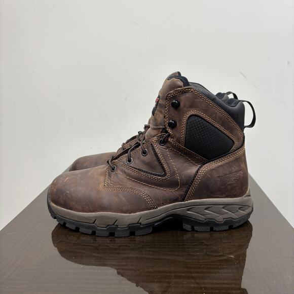 Red Wing 2205 6" Aluminum Safety Toe Lace Up Boots Men's 9 Workwear Hike - Picture 5 of 11